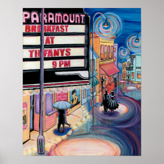 Filme de Poster de Arte Noturna