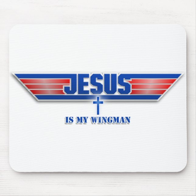 Filme Mousepad do Wingman do Jesus Cristo do (Frente)