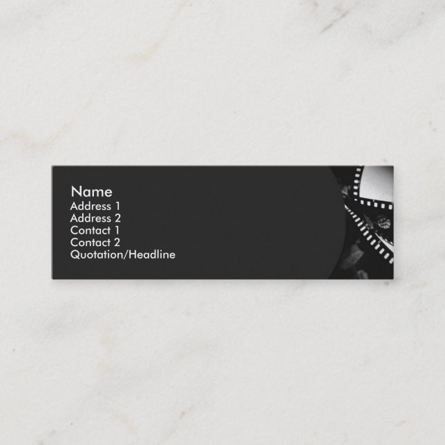 Filme nº 1 Cartão de visita (Frente)