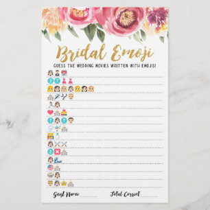 Filmes de casamento emoji com Chá de panela de Re