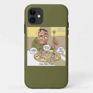 Filosofia Engraçada da Pizza Deep Dish Capinha par