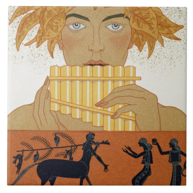 Filtre o gaiteiro, ilustração de "Les Mythes" por (Frente)