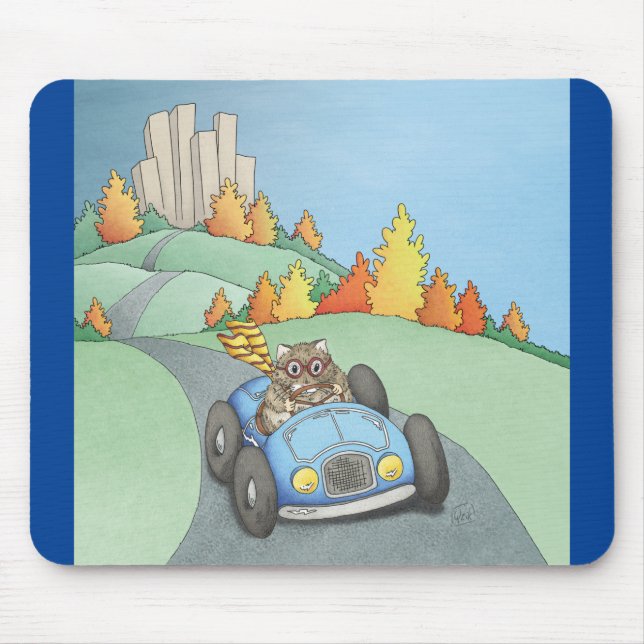 Fim de semana de fuga do hamster - Mouse Pad (Frente)