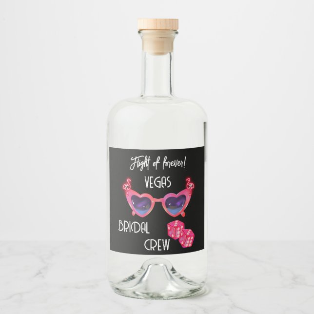 Fim de Semana de Solteira Vegas Rosa Personalizado (Frente)