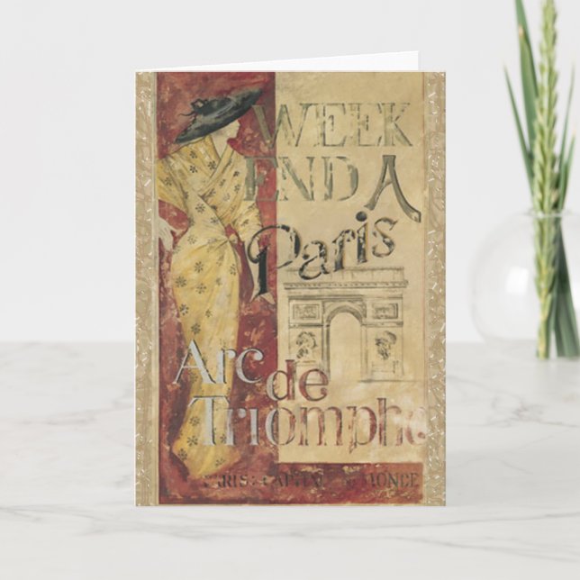 Fim de semana no Cartão de Paris (Frente)