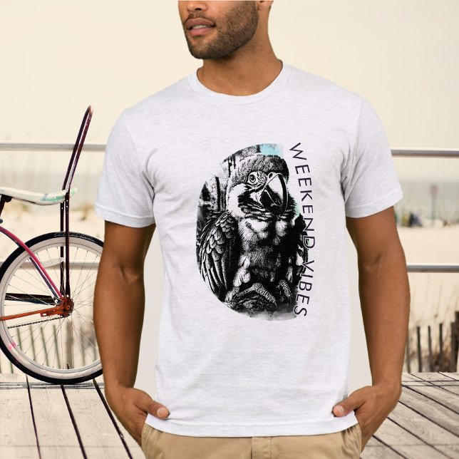 Fim de Semana Vibes Negra Camisa Gráfica (Criador carregado)