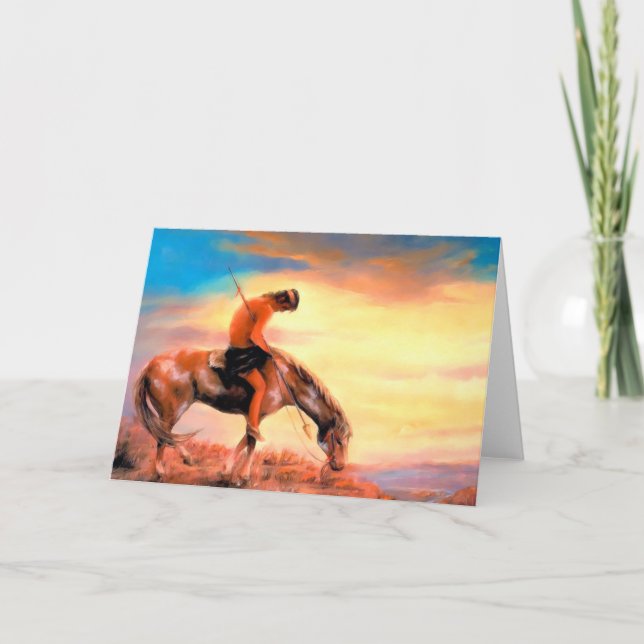 Fim do Cartão de Saudação de Rastreio (Frente)