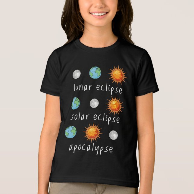 Fim do Mundo Divertido Eclipse Lunar Solar (Frente)