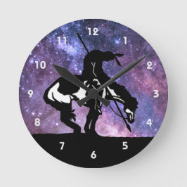 Fim do Relógio de Parede Silhueta de Trilha