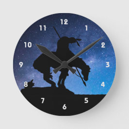 Fim do Relógio de Parede Silhueta de Trilha