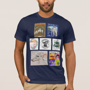 Final de camiseta masculina de logotipos Silkenfes