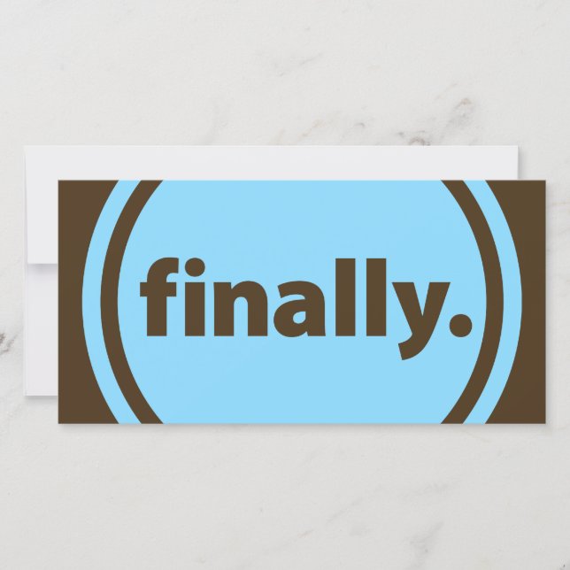 Finalmente. (Frente)