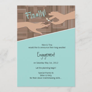 Finalmente! Anúncio do noivado