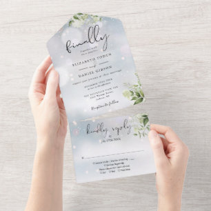 Finalmente Casamento Floral de Inverno com Vegetaç