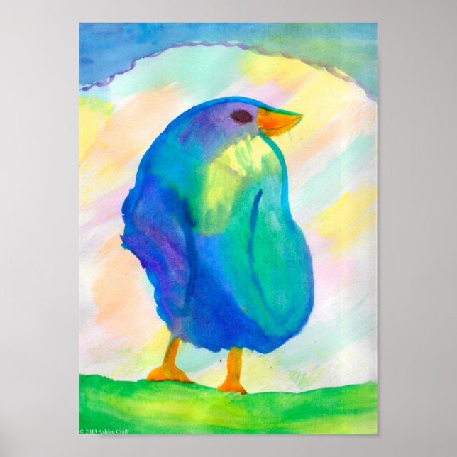 Finch Art Poster (Frente)