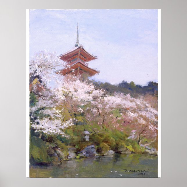 Fine Art Kyomizu-dera Kioto Poster (Frente)