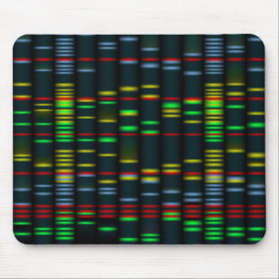 Fingerprinting de ADN colorido Mousepad