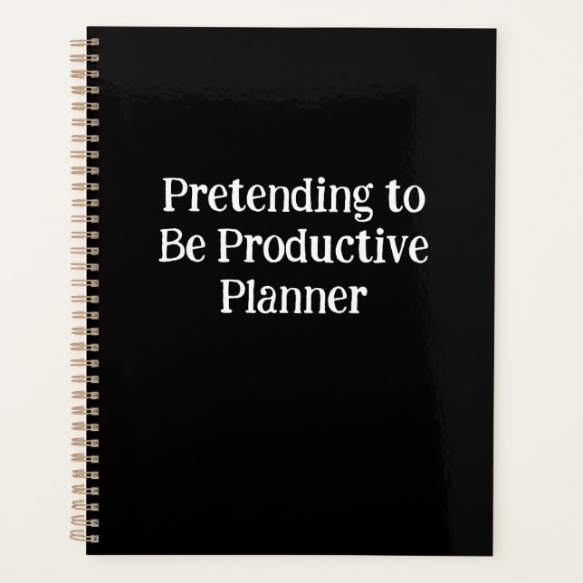 Fingindo Ser Um Planejador Produtivo (Frente)