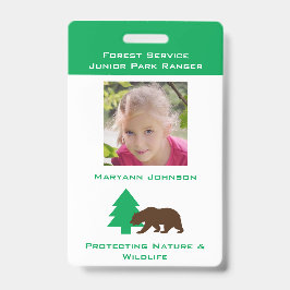 Fingir Crachá de Perigo de Parque para Crianças Pe