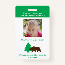 Fingir Crachá de Perigo de Parque para Crianças Pe