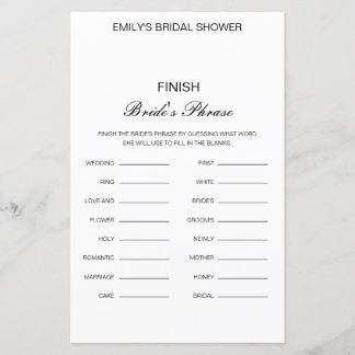 Finish Bride editável e noiva de cor
