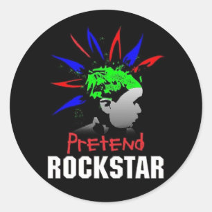 Finja a etiqueta de Rockstar