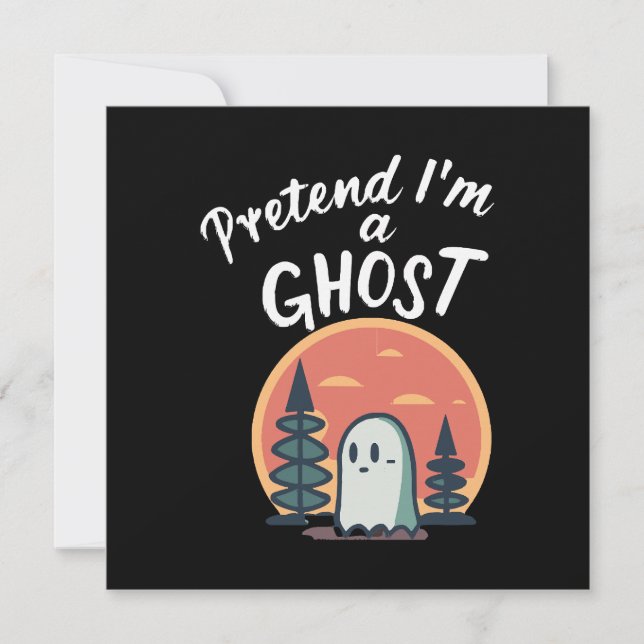 Finja que eu sou um fantasma (Frente)