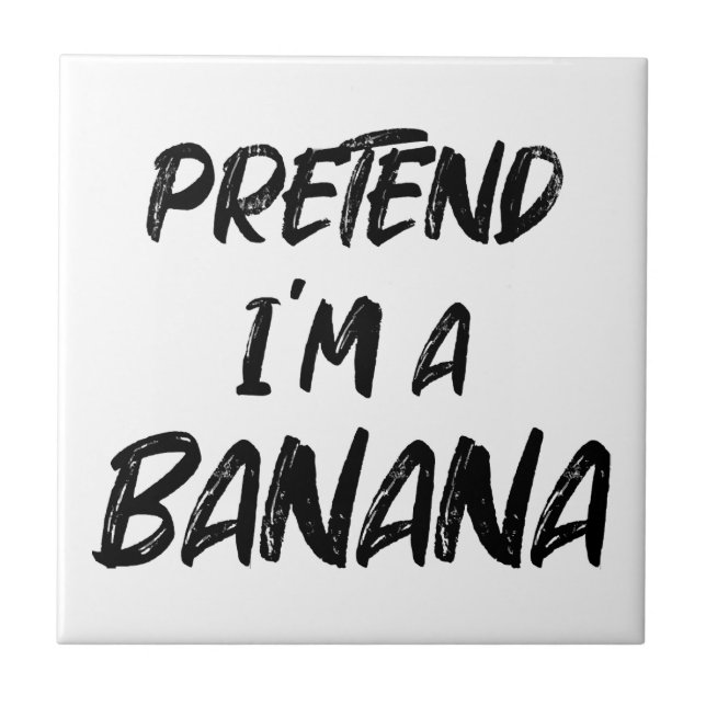Finja que sou uma banana  (Frente)
