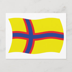 Finlandeses da Ingria - Cartão Postal da Bandeira