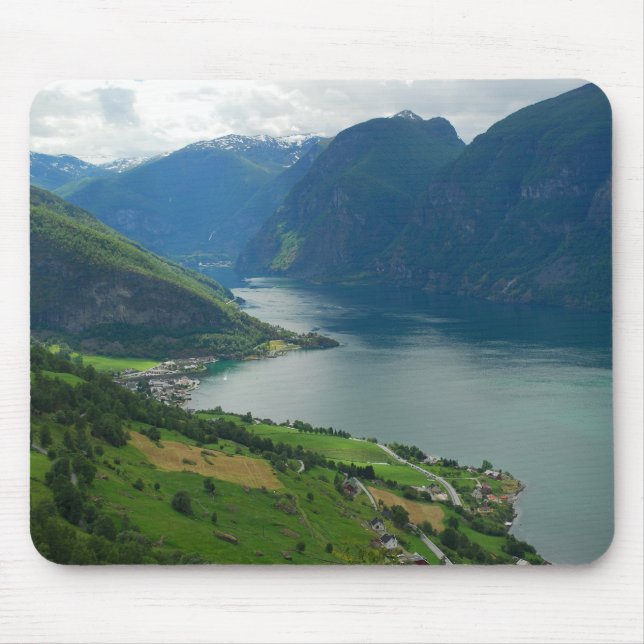 Fiorde norueguês Mousepad (Frente)