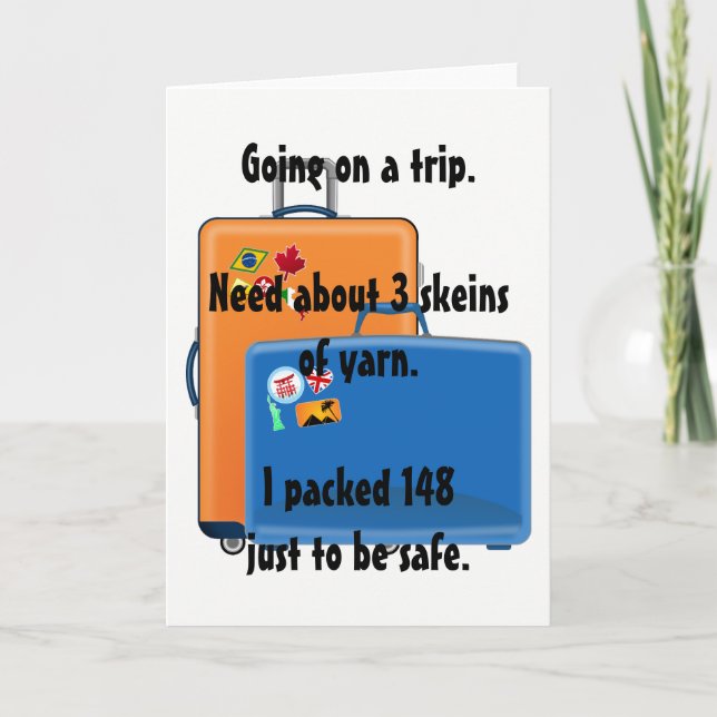 Fios, Cartão de saudação, Cartão de nota para tric (Frente)