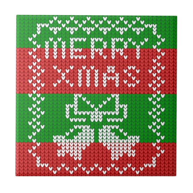 Fios de jingelas com estrutura de suéter febril (Frente)