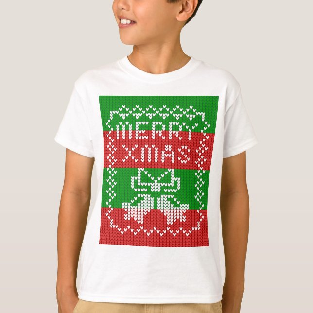 Fios de jingelas com estrutura de suéter febril (Frente)