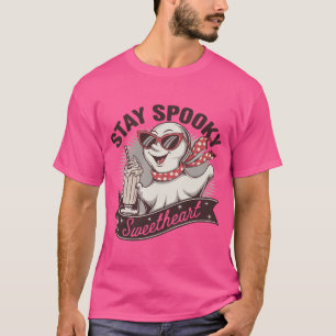 Fique Assustador – Design Divertido de Camiseta de