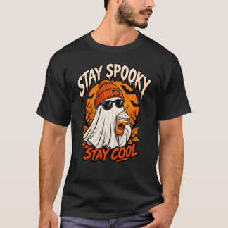Fique Assustador Fique Legal Camiseta Ghost Hallow