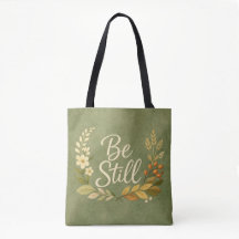 Fique Calmo - Bolsa Tote Floral
