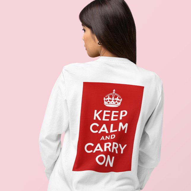 Fique calmo e continue com a camisa (Keep Calm and Carry On Shirt)