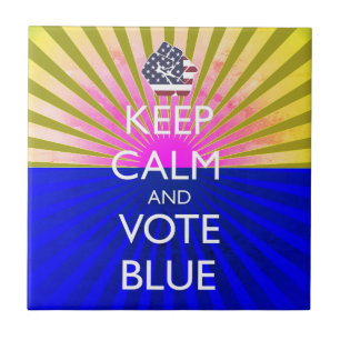 Fique calmo e vote azul