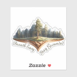 Fique calmo Relaxe e Desencha o adesivo