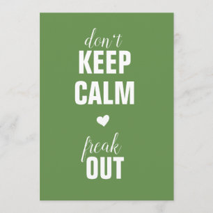 Fique calmo Você é um anúncio de gravidez do tio