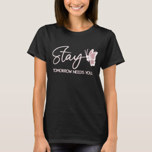 Fique Camiseta Amanhã Precisa de Você,Positivo