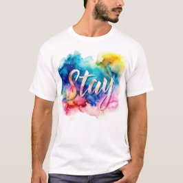 Fique : Camiseta Motivacional Minimalista