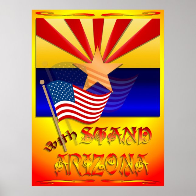 Fique com a Impressão de Arizona (Frente)