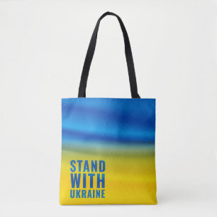 Fique com a Ucrânia. Bolsa tote