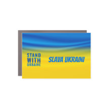 Fique com a Ucrânia Slava Ukraini Glória à Ucrânia