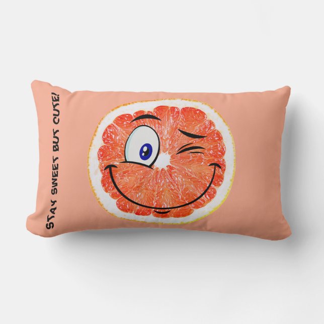 FIQUE DOCE, MAS BONITA! Almofadas Throw (Frente)