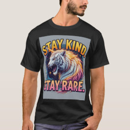 Fique Gentil Fique Raro | Camiseta com Citação Neg