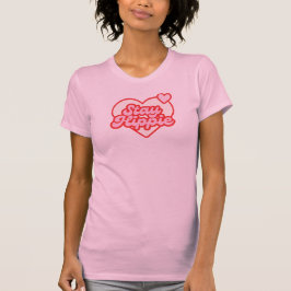 Fique logotipo retrô hippie em camiseta