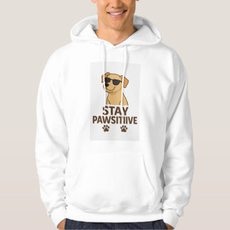 Fique Pawsitivo – Camisa de Cachorro Fofa para Ama