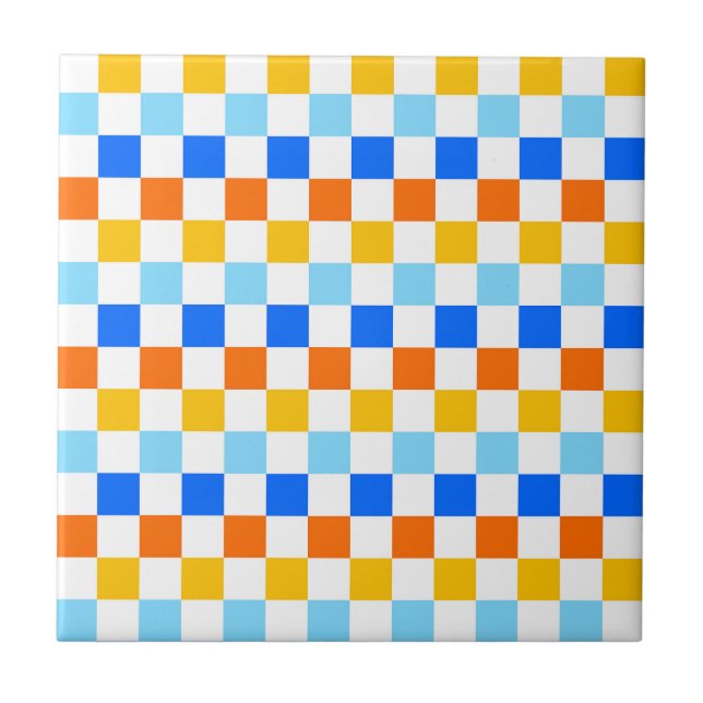Fire and ice checkerboard pattern (Frente)